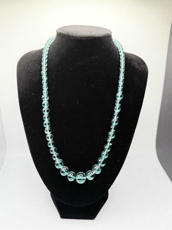 Jay King Jewelry - Jay King Aqua Glass Bead Magnetic Clasp Necklace
